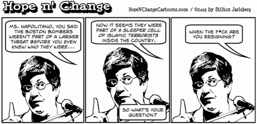 obama, obama jokes, napolitano, boston marathon, terror, tsarnaev, homeland security, conservative, stilton jarlsberg, hope n' change, hope and change